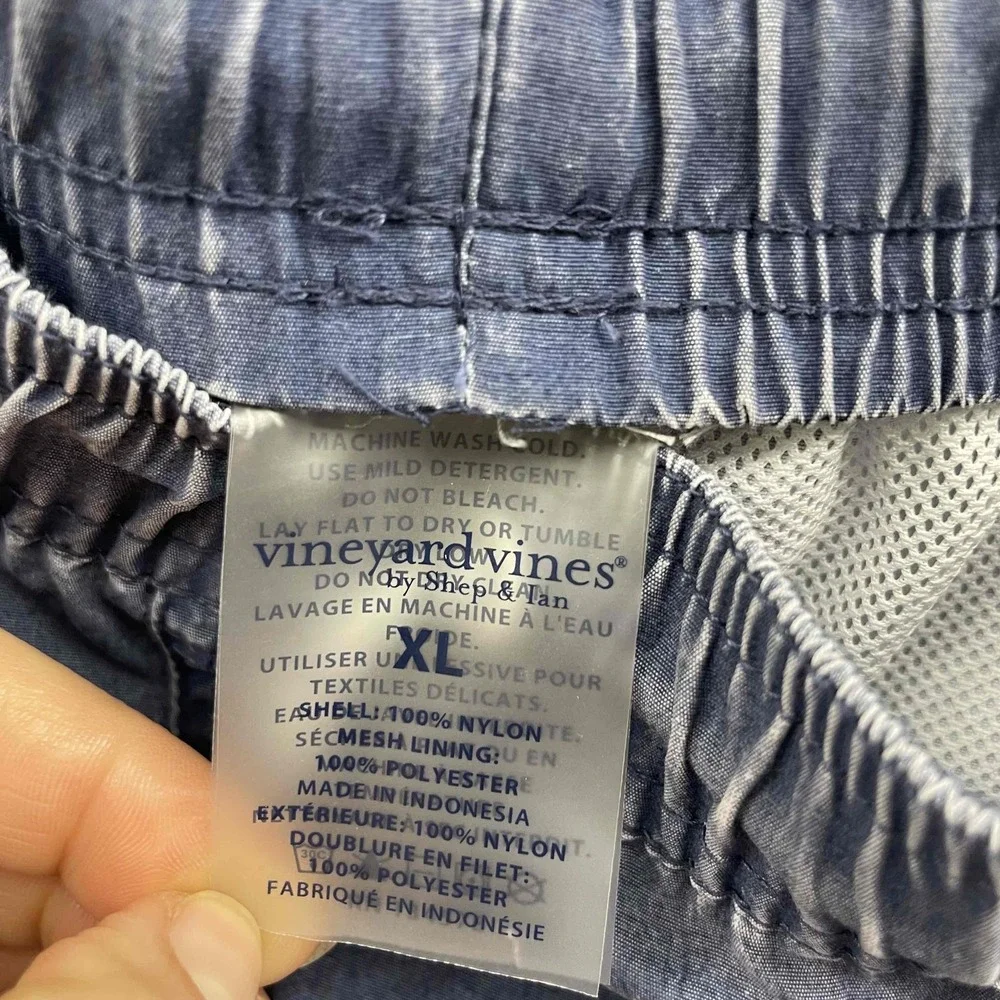 Vineyard Vines Boys XL Navy Blue‎ Swim Trunks Mesh Lined Board Shorts Preppy